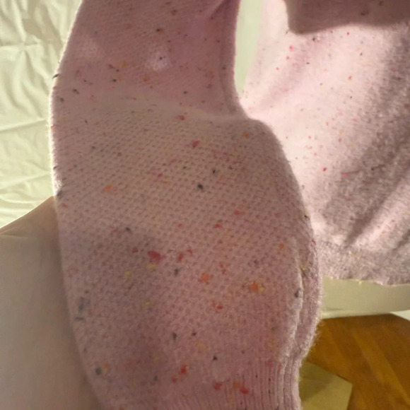 LOFT Dusty Pink Turtleneck Sweater - Picture 3 of 7